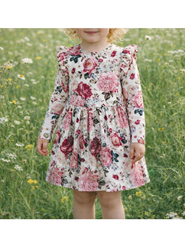 Sukienka z falbankami NEWBIE Flowers Sukienka z falbankami NEWBIE Flowers